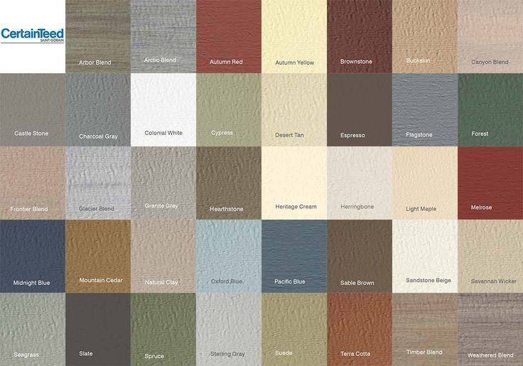 Vinyl siding color options NJ