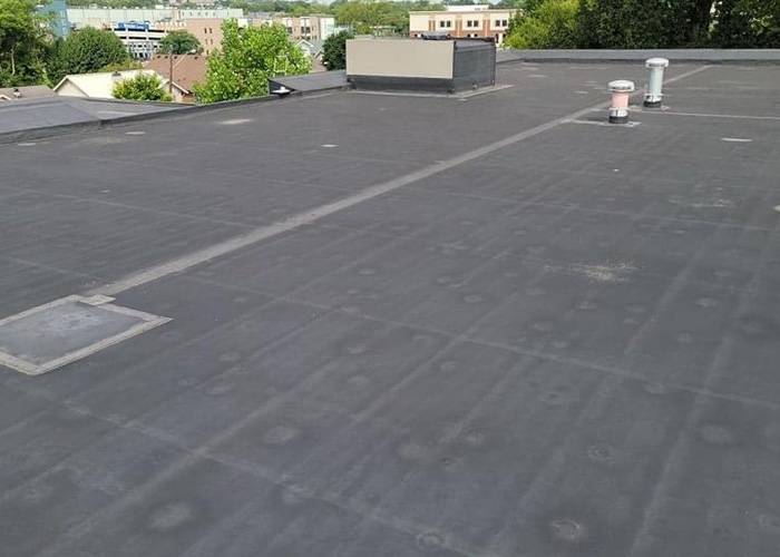 Commercial EPDM flat roof New Brunswick NJ apartment building multi-family