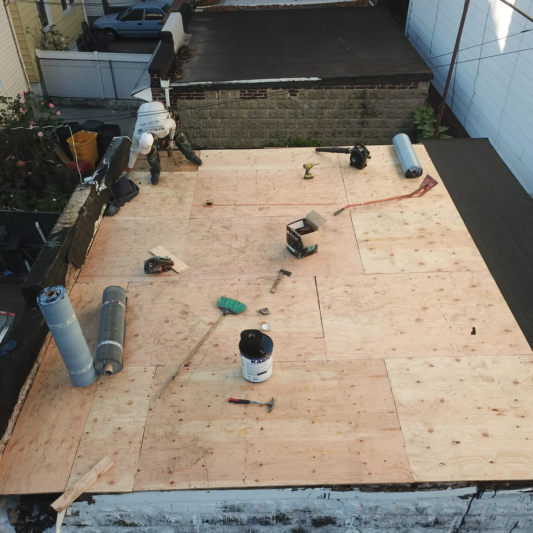 New White Granule Roof Jersey City