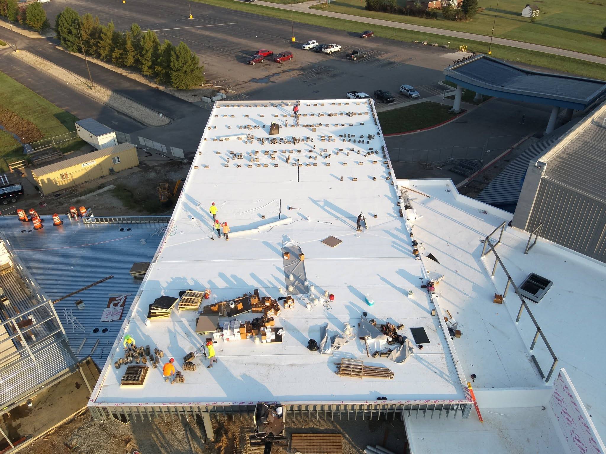 EPDM flat roofing Hackensack NJ apartment building commercial